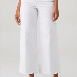 Good American Crisp White Flare Jeans